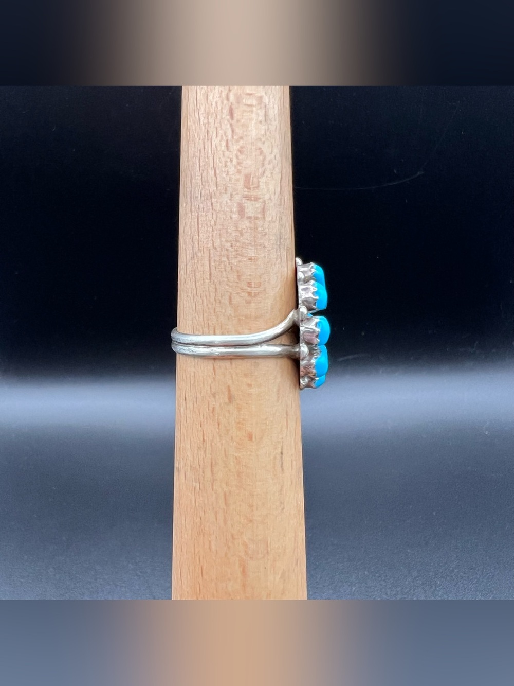 Native American Flower Cluster Ring - Picture 2 of 7